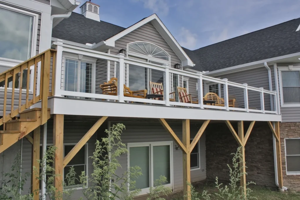 Deck installation completed with an affordable deck installation cost in Albany.