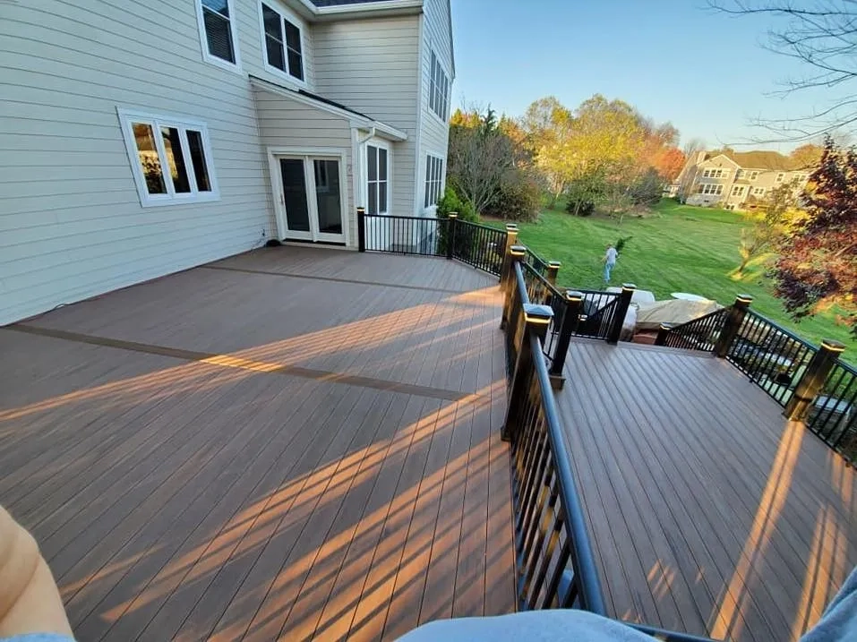 Low-maintenance composite decks for Albany properties. 